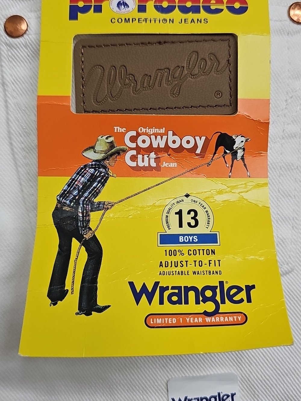 Wrangler Cowboy Cut Jeans Boys Size 8 Regular - Picture 5 of 8